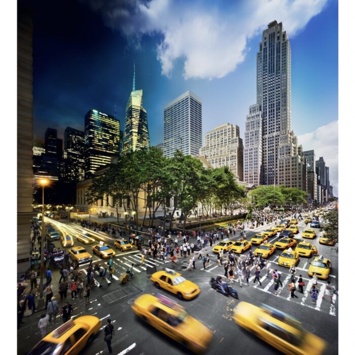Day to Night, New York Public Library, NYC